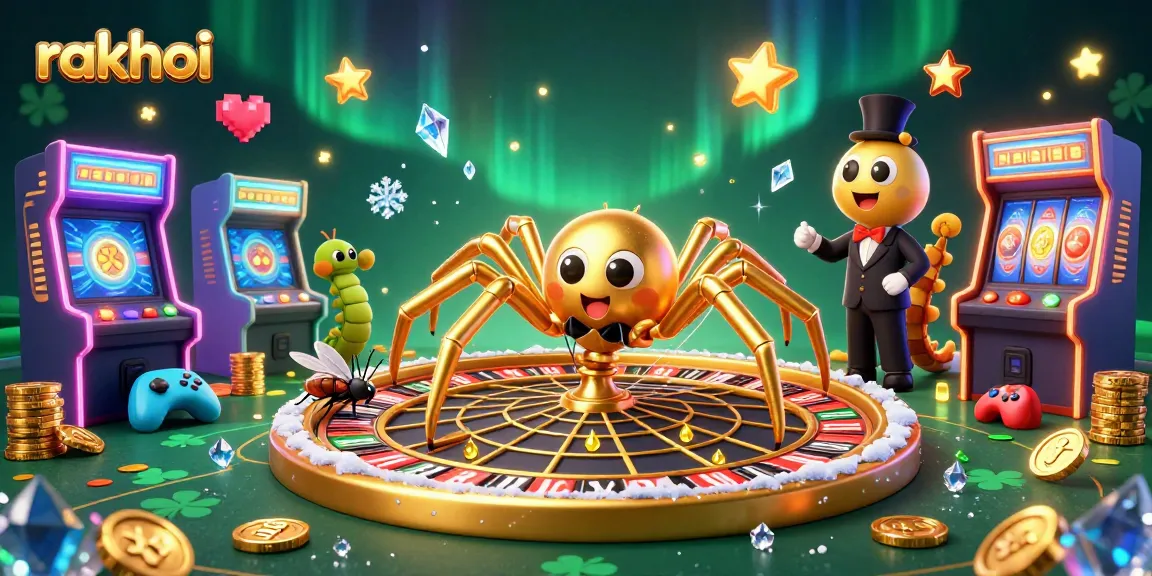 Experience fortune with rakhoi's golden web roulette, where thrill and fun collide!