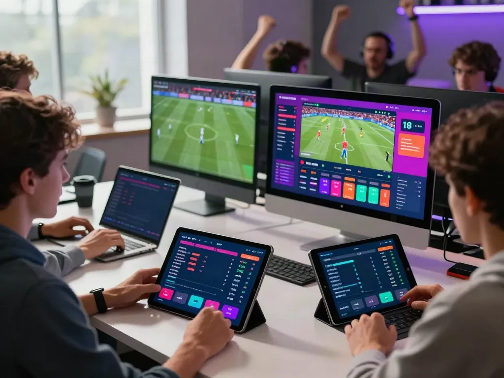 Users actively engaging in betting on https://debet.gb.net/ with colorful displays and vibrant interaction.