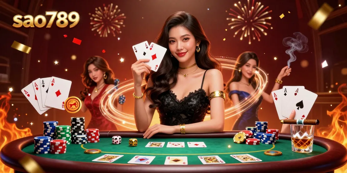Sao789 offers unique gambling experiences with elegant gameplay visuals and exciting poker action