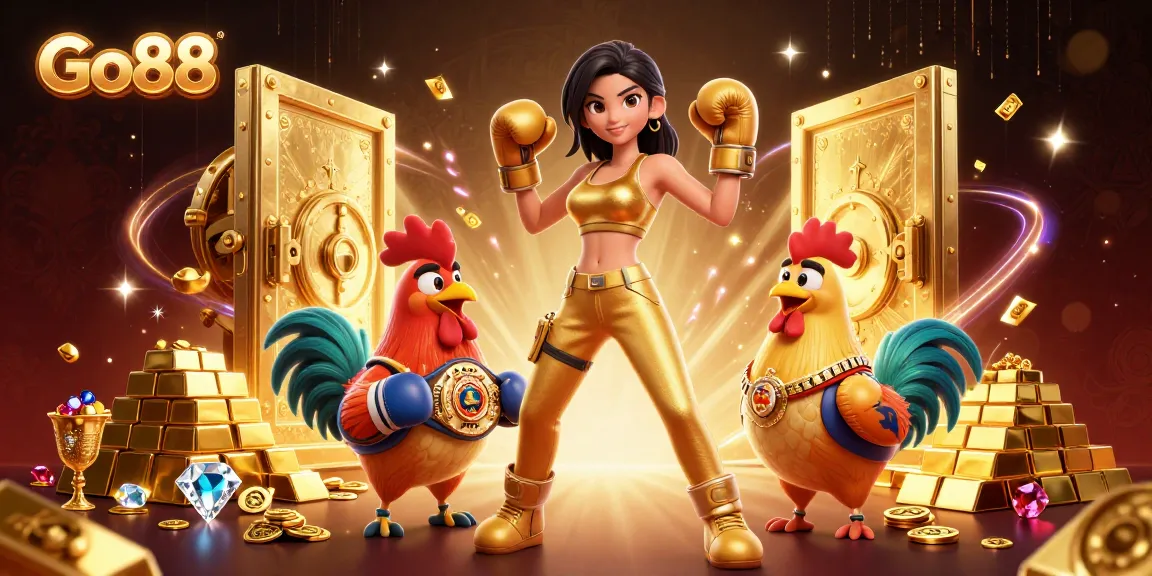 Experience thrilling wins at Go88 with vibrant characters and dazzling treasure.