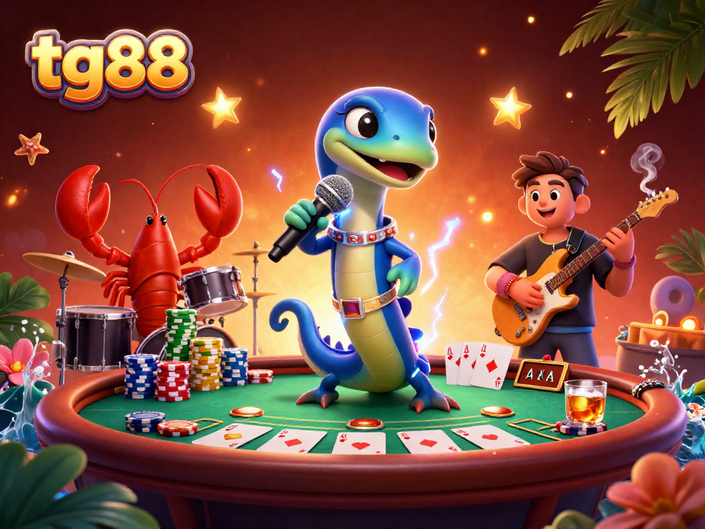 Experience thrilling gameplay with tg88 in a vibrant underwater casino scene featuring electrifying characters.