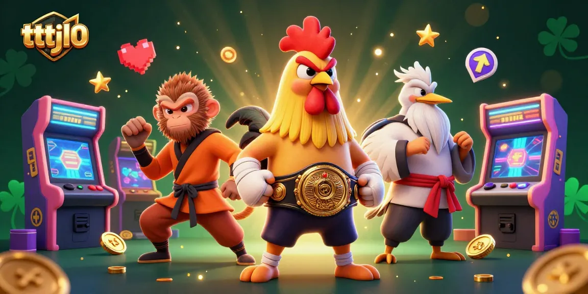 Engage in thrilling gameplay at tttjl0 with cartoon characters in an action-packed casino setting.