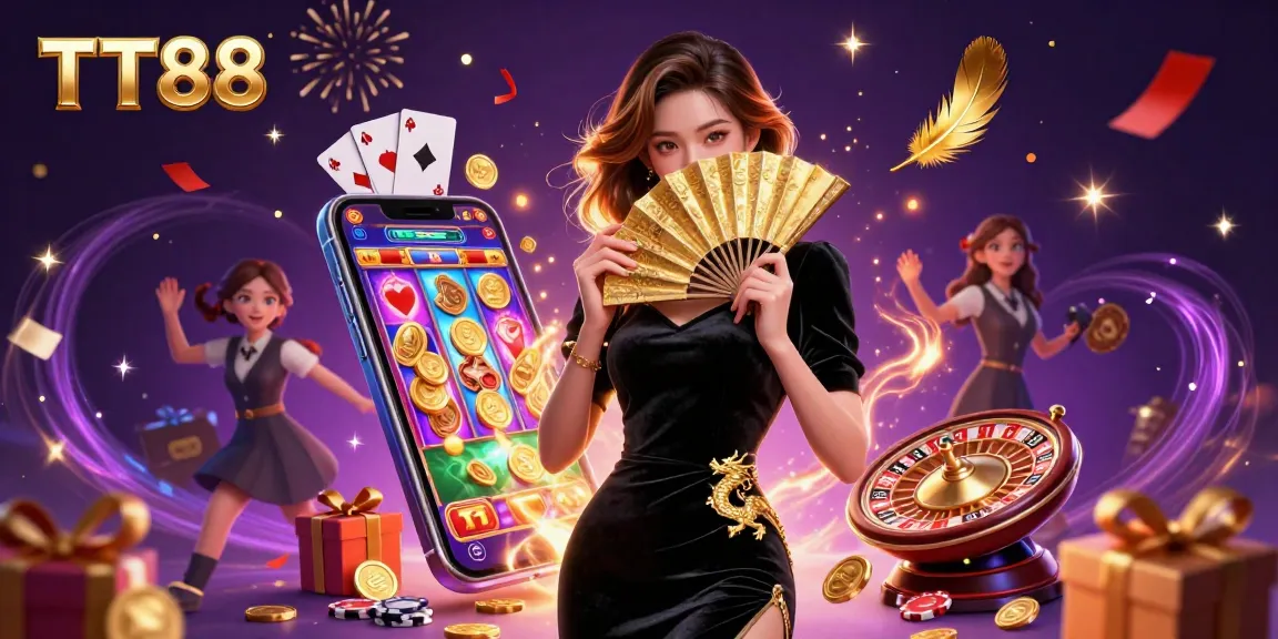 Engage in winning strategies at TT88, surrounded by dynamic casino action and rich game elements.