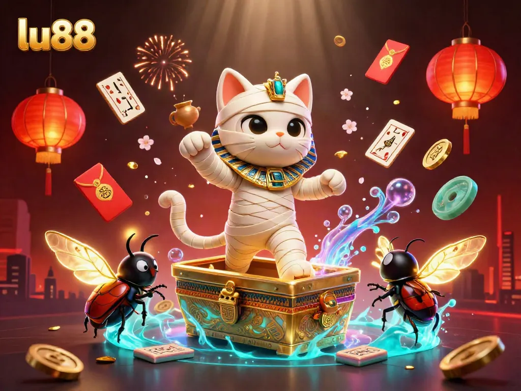 Experience thrilling excitement at lu88 with vibrant 3D illustrations of casino games and ancient themes.