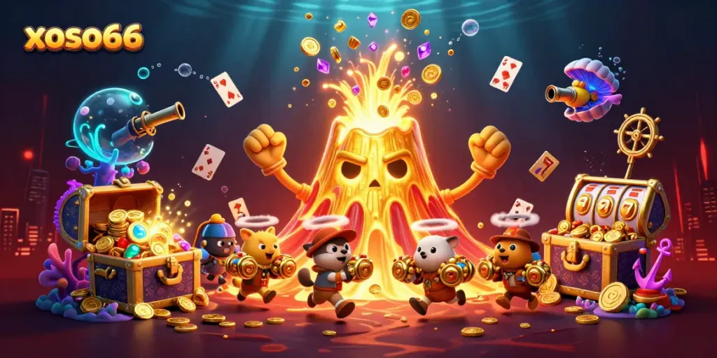 Experience thrilling slot jackpots with xoso66 as the golden volcano erupts in treasures.