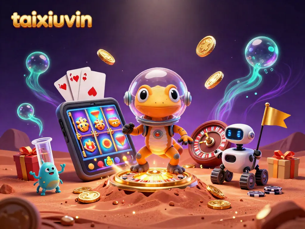Engage in thrilling gaming action with taixiuvin’s vibrant casino adventure on Mars.