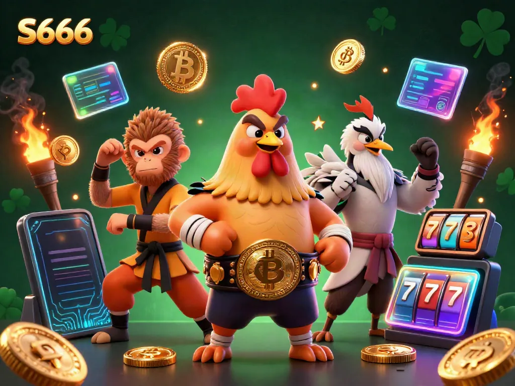 Engage in thrilling battles at S666, enhanced by stunning 3D characters and vibrant gaming elements.