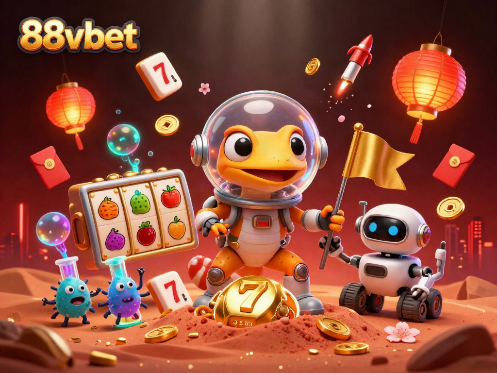 Experience thrilling gameplay at 88vbet with a lively Martian casino adventure.