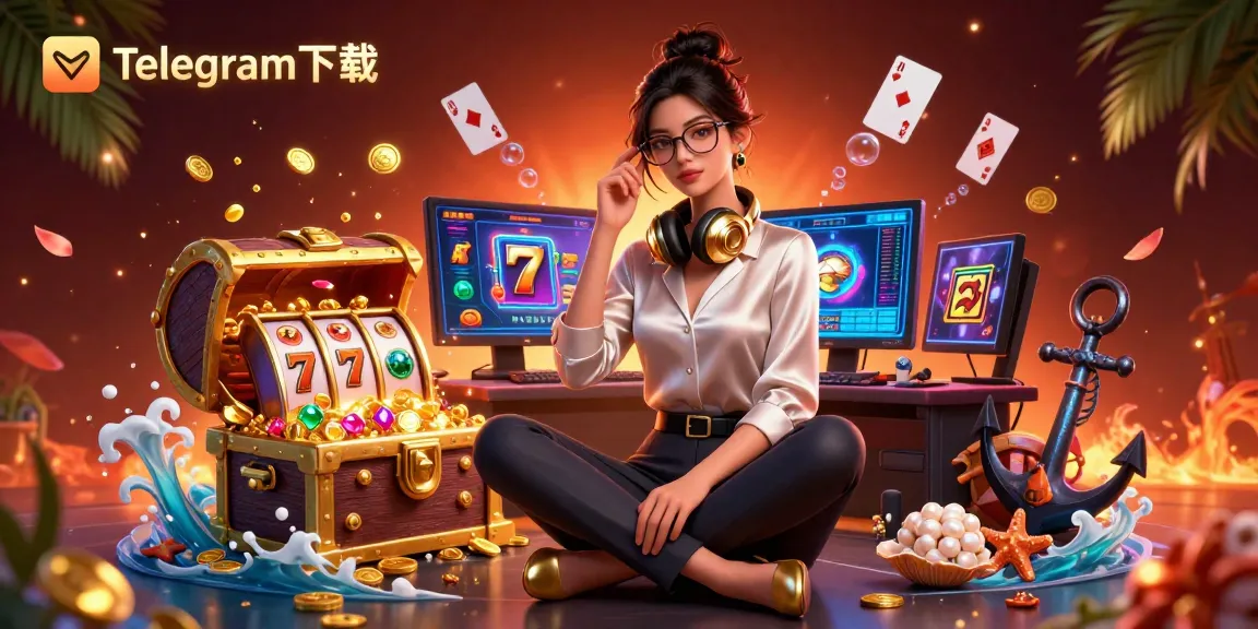 通过Telegram下载参与充满金币和动态游戏的刺激赌场冒险。