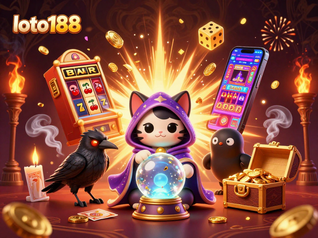 Engage with loto188's captivating casino world featuring dynamic 3D characters and vibrant gameplay elements.