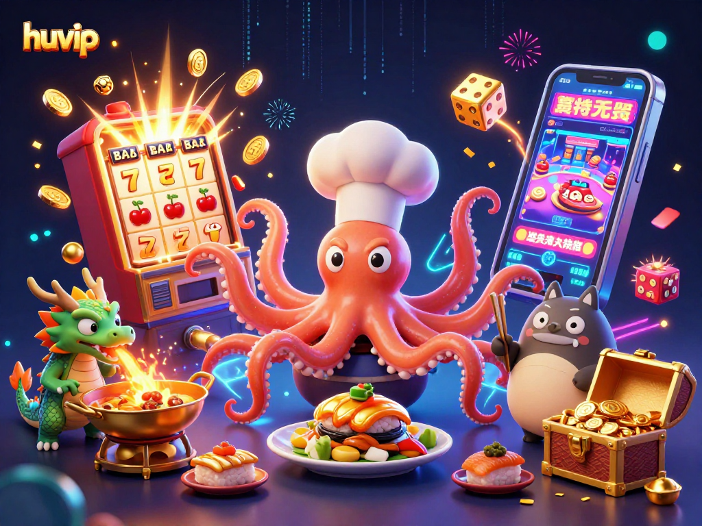 Experience thrilling gameplay at huvip with dynamic scenes from a vibrant casino realm.