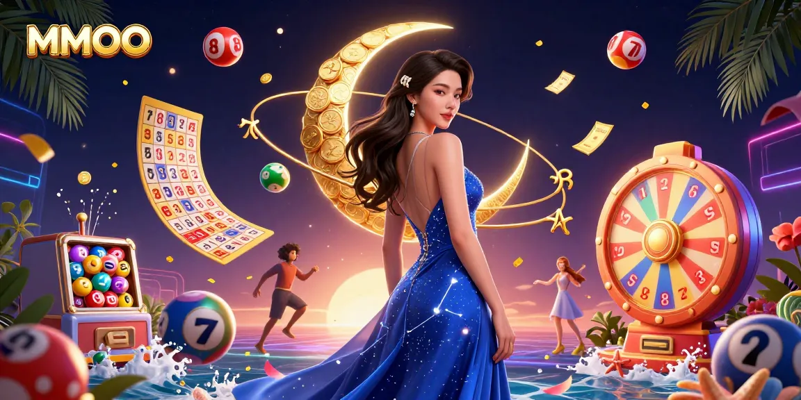 MMOO offers an exciting dynamic gambling experience with colorful lottery elements and elegant visuals.