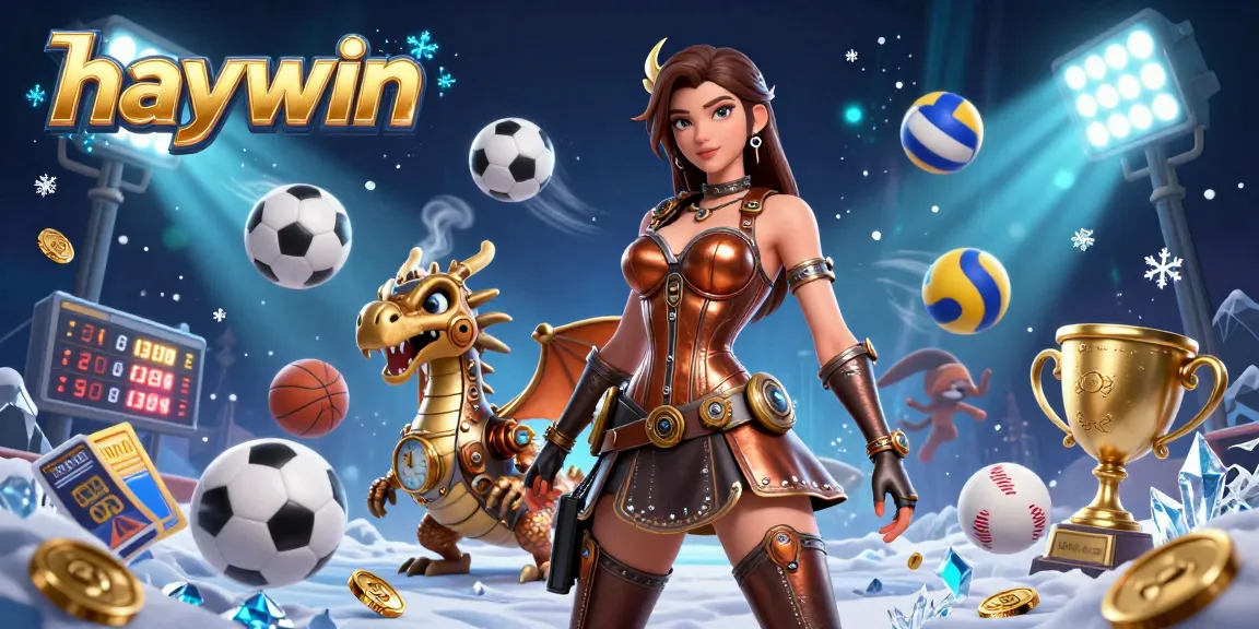 Bet on the exciting games at haywin, featuring dynamic sports elements and rich 3D visuals.