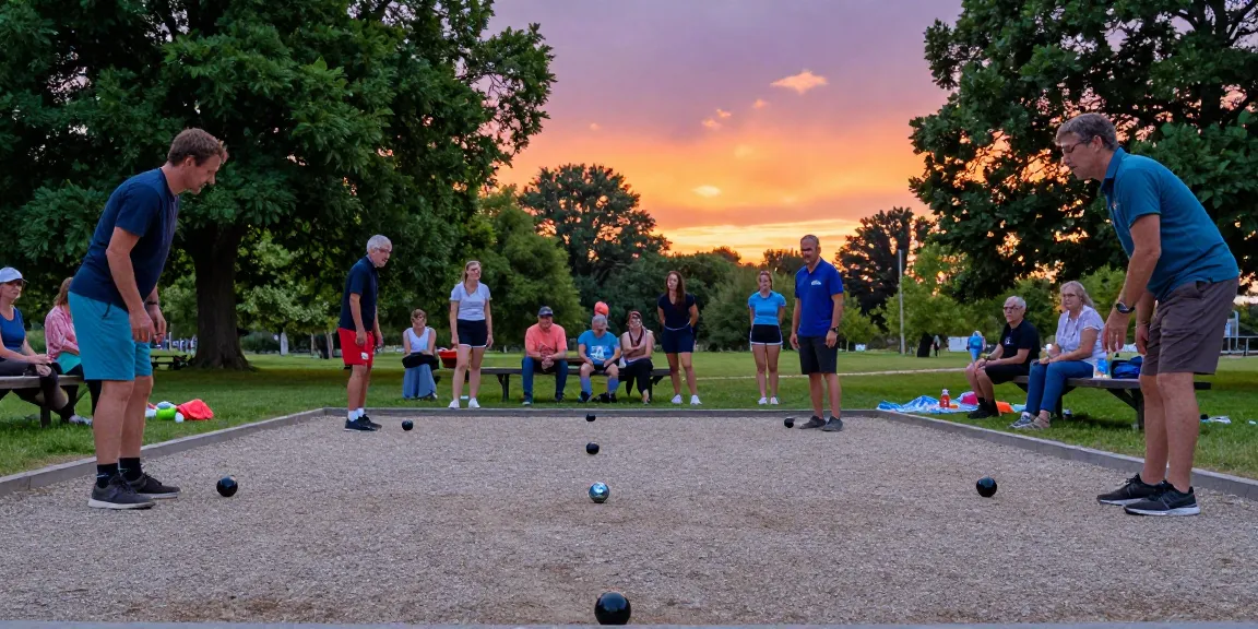 Players in a lively outdoor petanque game showcasing community spirit at fopikotatomohon.org