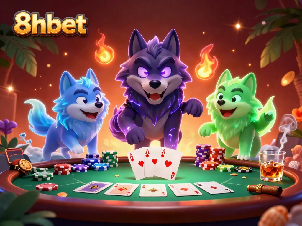 Engage with exhilarating high-stakes action featuring 8xbet's captivating poker scene.