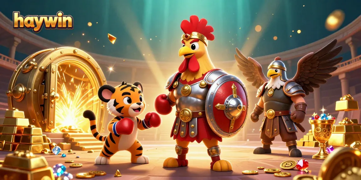 Experience big wins at Haywin with vibrant casino elements and captivating characters.