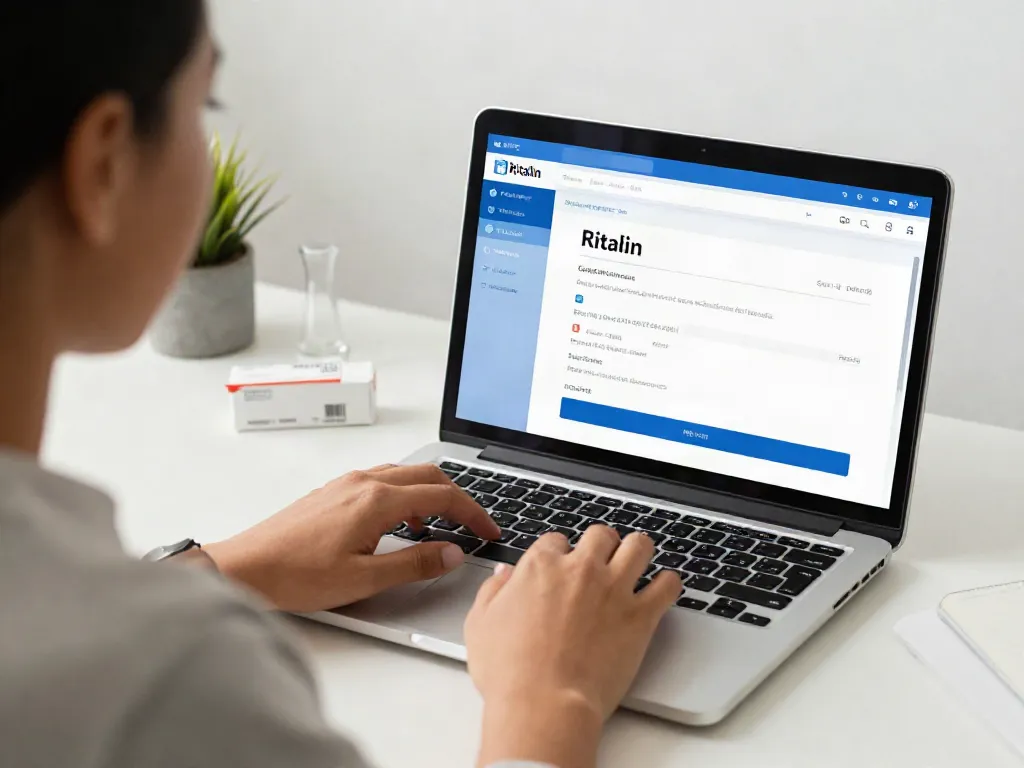 Buy Ritalin online easily in a secure e-commerce environment, showcasing online shopping options and best deals.