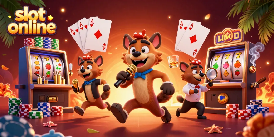 Slot online menghadirkan keseruan dengan hyena komedi di kasino virtual yang penuh dengan mesin slot.