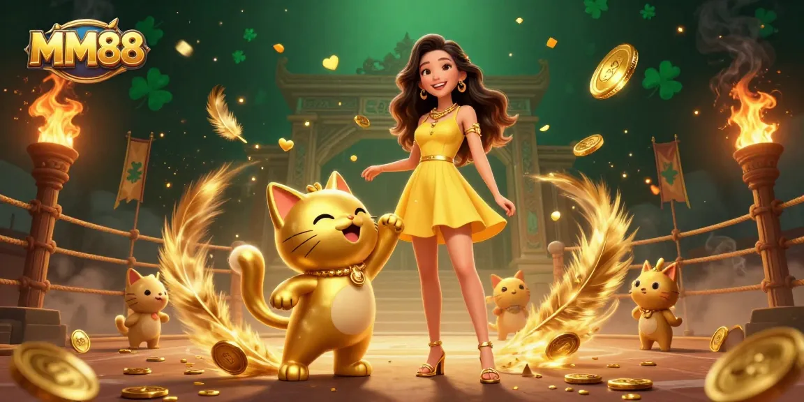 Experience the thrill of MM88 casino with exciting interactive gaming elements in vibrant detail.