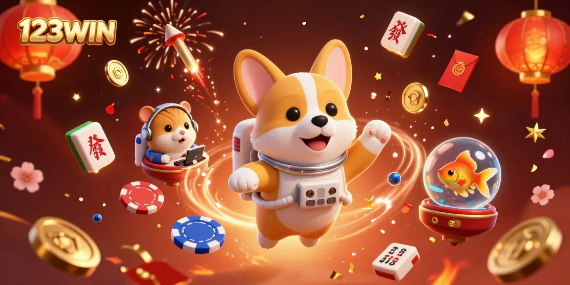 Experience thrilling games at 123WIN, where vibrant virtual elements create a dynamic casino atmosphere.