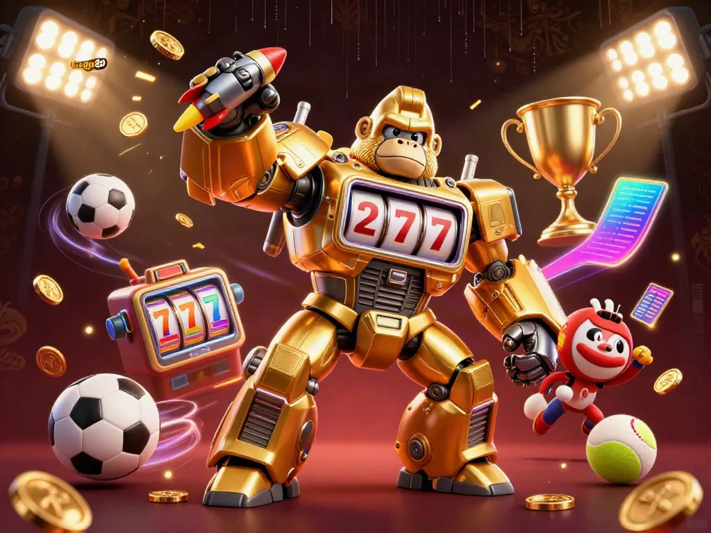 Engage with thrilling gaming moments featuring the dynamic link qq88 gorilla mech and sports elements.