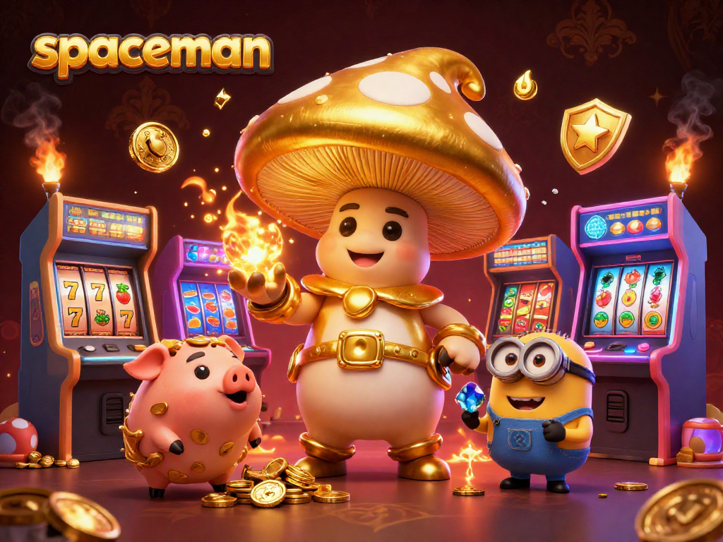 Spin to win with the spaceman wizard surrounded by glowing jackpot reels and treasures galore!