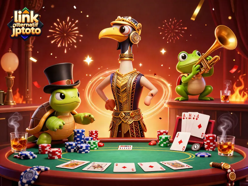 Engage with link alternatif jptoto at a lively casino with 3D characters and rich details.