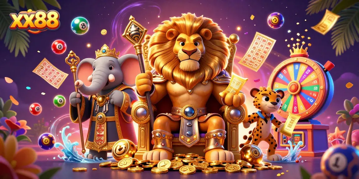 Experience thrilling gameplay with xx88 in this vibrant casino scene showcasing luxury and excitement.