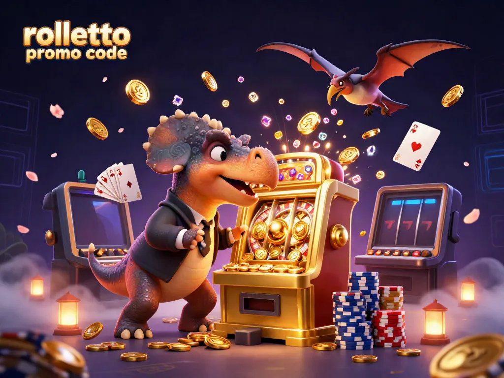Experience the excitement of the rolletto promo code with a pachycephalosaurus at the slots.