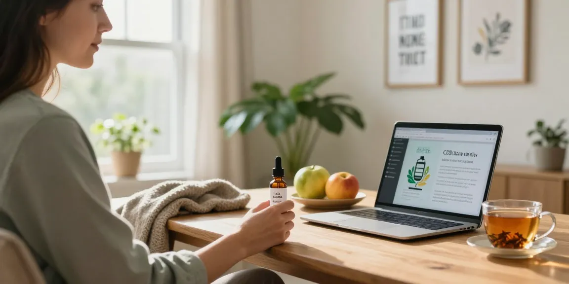 Discovering the benefits of cbd isolate in Canada in a serene home setting for wellness.