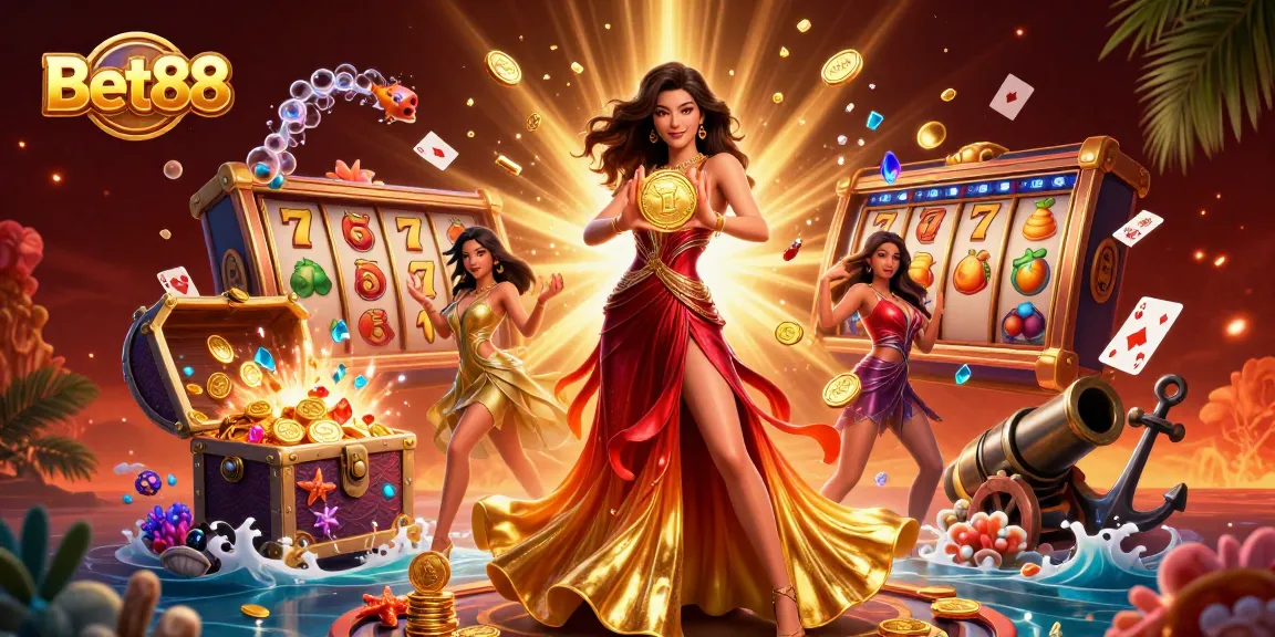 Win big with Bet88 at a vibrant, action-packed digital casino scene.