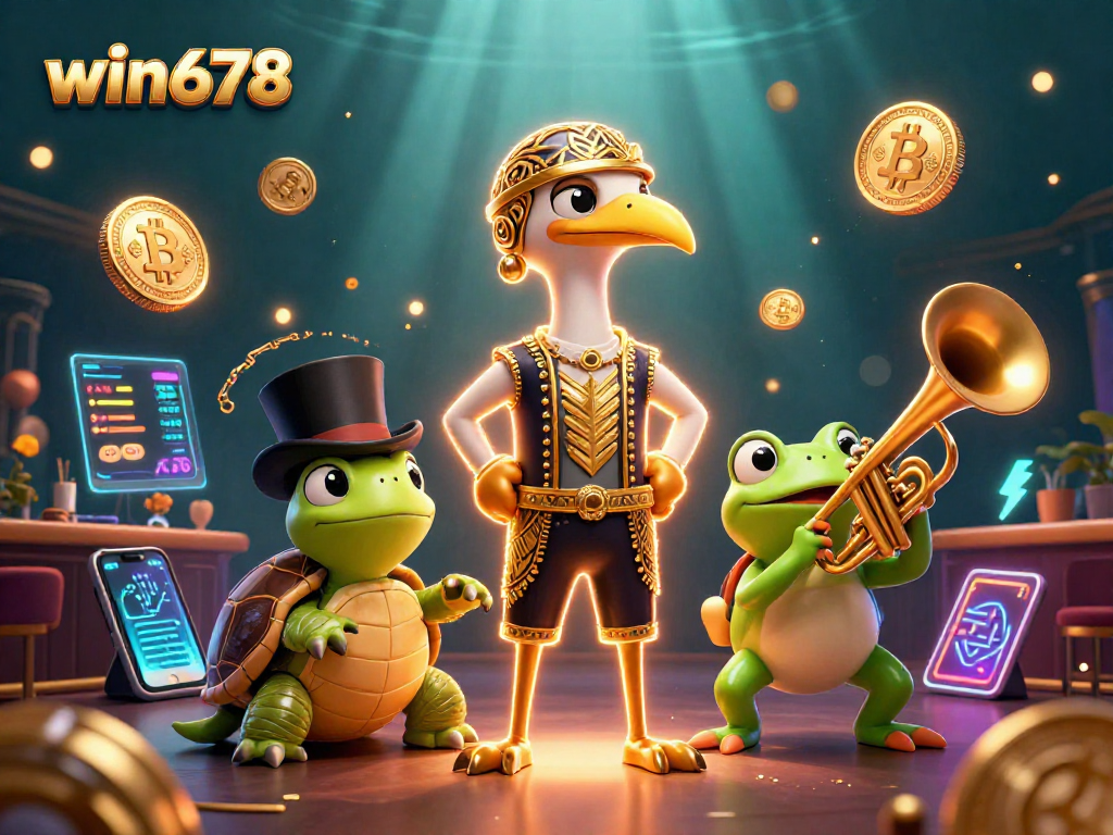 Experience the excitement of win678 with vibrant casino characters and dynamic gaming elements.