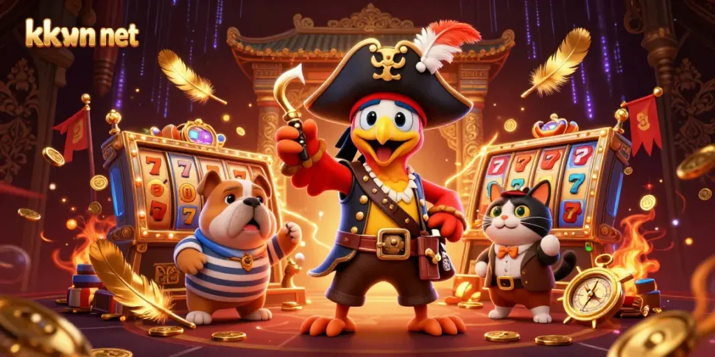 Join the excitement at kkwin net with a dynamic pirate-themed casino adventure!