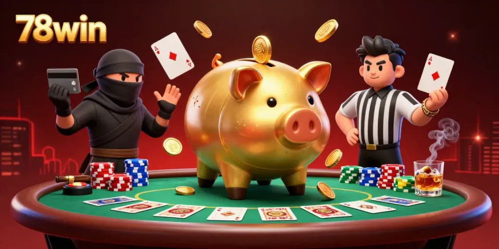 Engage with exciting 78win gaming action featuring dynamic casino elements and lively characters.