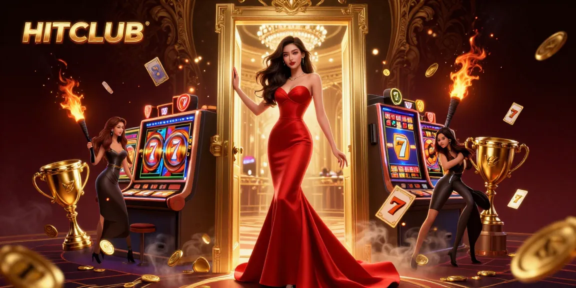 Engage with HITCLUB for thrilling slot action inside a luxury casino environment.