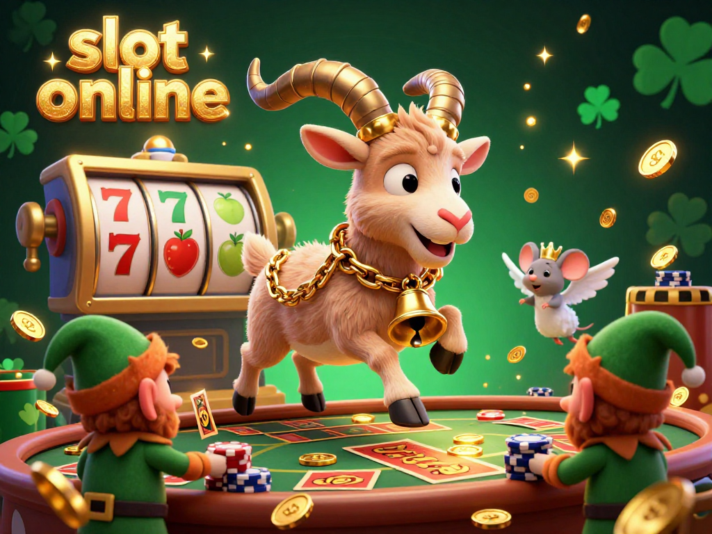 Slot online menawarkan pengalaman judi kasino yang menarik dengan ilustrasi karakter dan simbol yang menggemaskan.