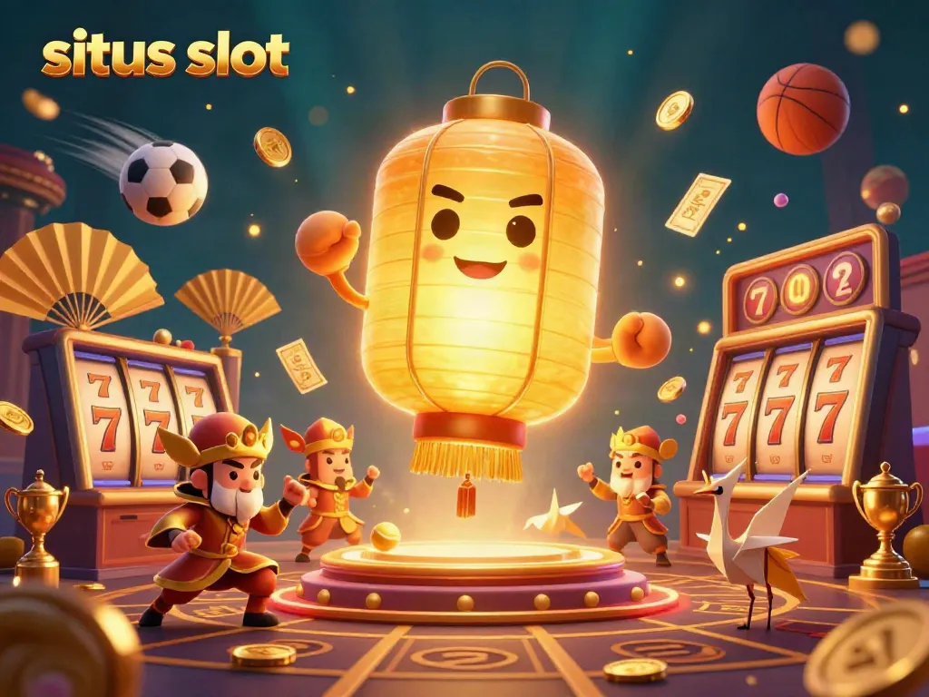 Engage with situs slot and experience the thrill of golden jackpots in a vibrant casino scene.