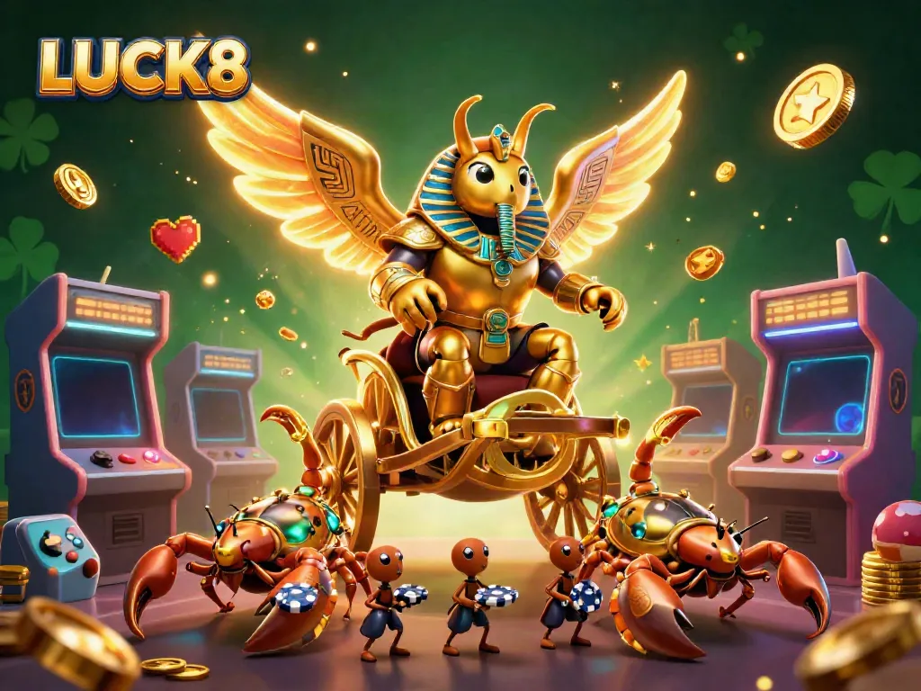 Join the fun with LUCK8's vibrant casino games, featuring colorful characters and lively casinos.