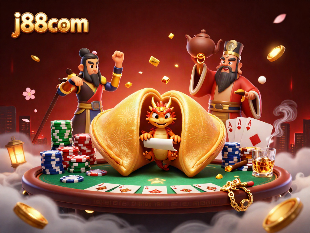 Engage in thrilling gameplay at j88com with vibrant casino elements and dynamic characters.