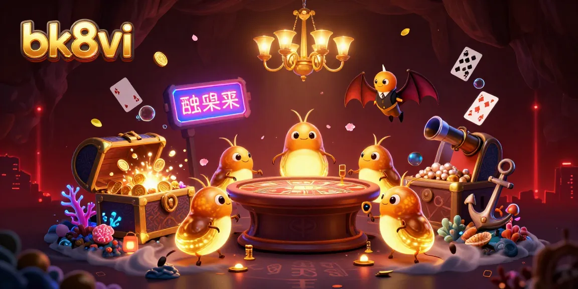 Engage with the vibrant bk8vi casino atmosphere, illuminated by glowworms and bioluminescent treasures.