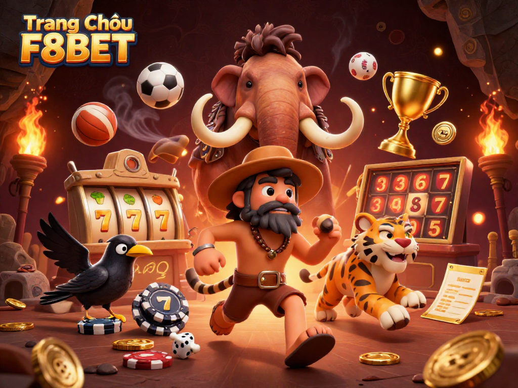 Experience thrilling wins at Trang Chủ F8BET with dynamic prehistoric casino action featuring vibrant elements.