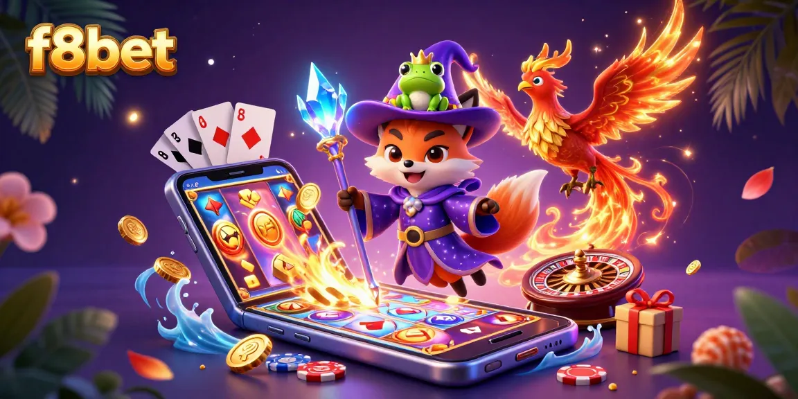 Experience exciting wins at f8bet with mystical characters and vibrant casino elements.