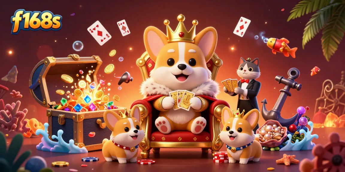 Experience thrilling gameplay at f168s with vibrant characters and casino-themed elements bursting with excitement.