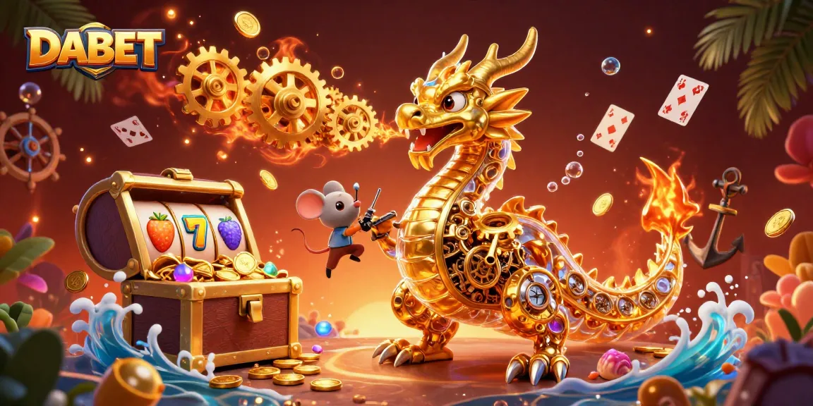 DABET invites players to explore a vibrant 3D casino world full of golden rewards and thrilling games.