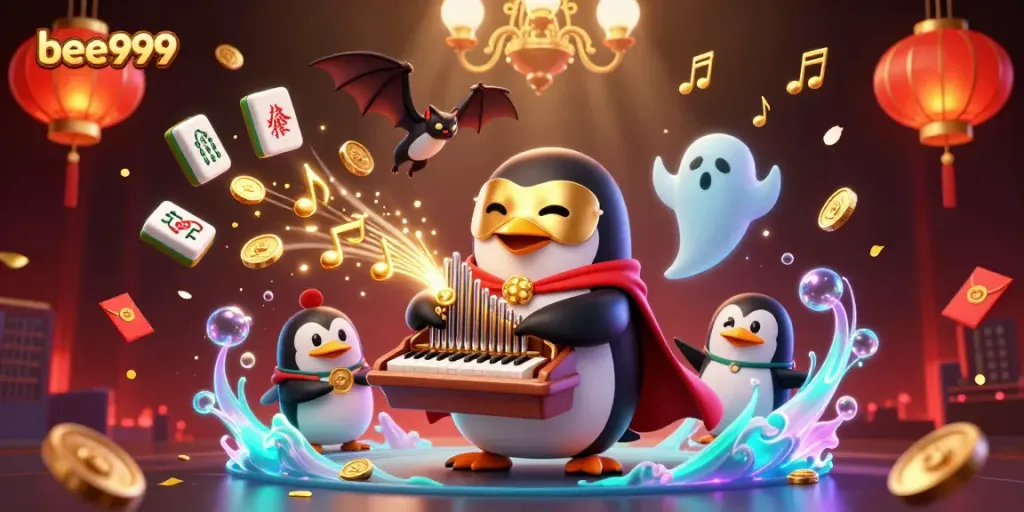 Experience thrilling wins with bee999 in an exciting casino adventure illustration featuring vibrant, dynamic elements.