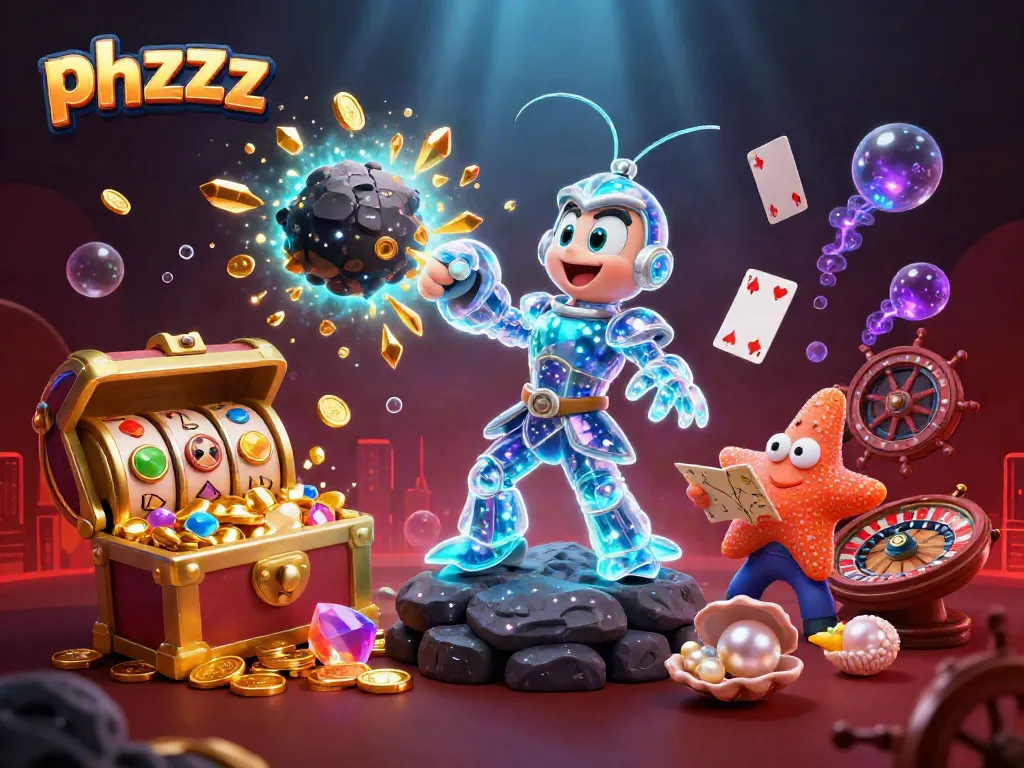 Engage in winning strategies with phzzz while exploring a vibrant casino underwater world.