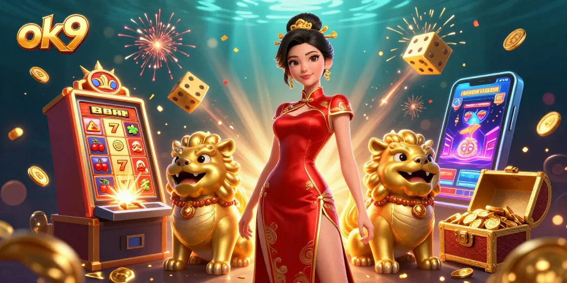 Experience the excitement of ok9 live casino action with captivating characters and vibrant gaming elements.