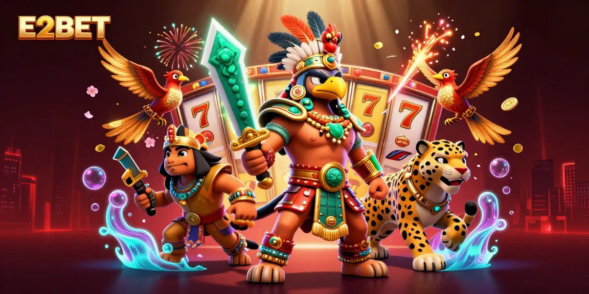 E2BET spins the reels with Aztec warriors for a thrilling casino adventure packed with jackpot excitement