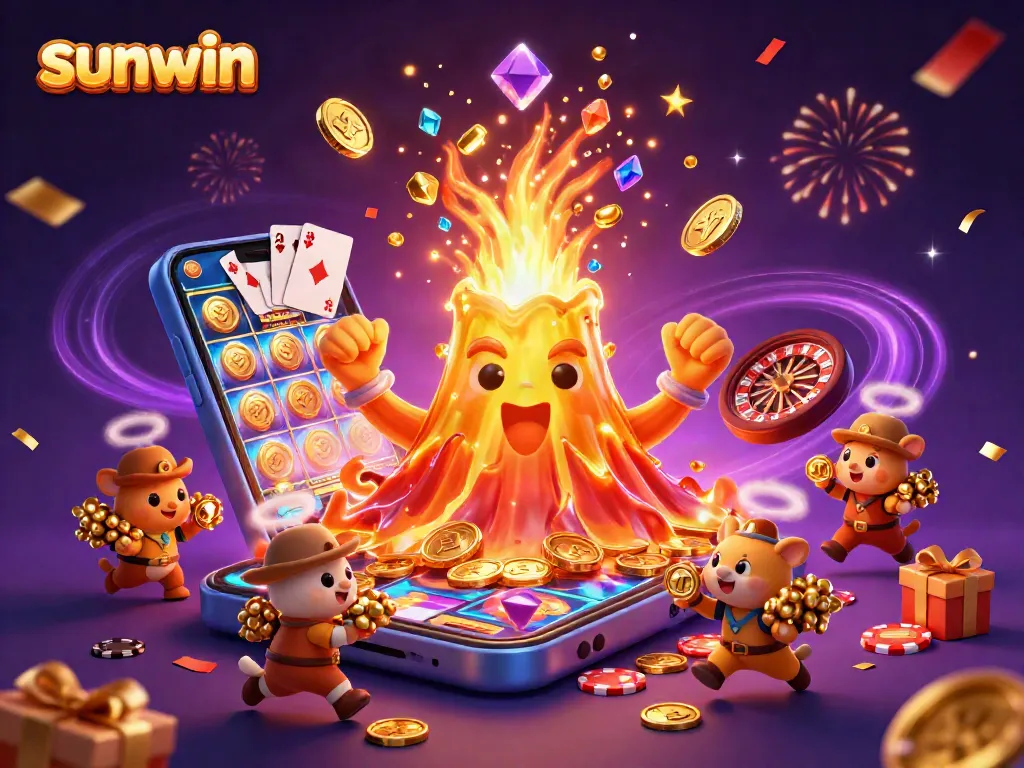 Engage in exciting gaming at Sunwin, featuring dynamic treasures and colorful slot games.