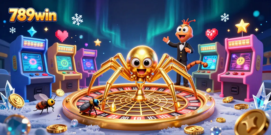 Engage in thrilling bets at 789win with a dynamic casino-themed 3D depiction showcasing excitement.